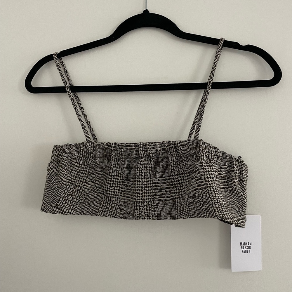 Maryam Nassir Zadeh crop top